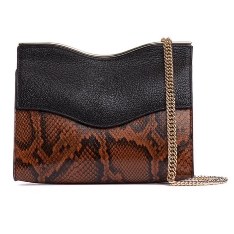 Rebecca Minkoff Dani Snakeskin Embossed Handbag